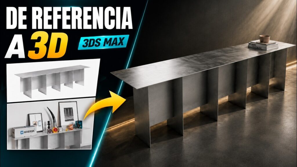 GALERIA DE INFOGRAFÍAS Modelado 3D de un elemento decorativo a partir de una referencia visual